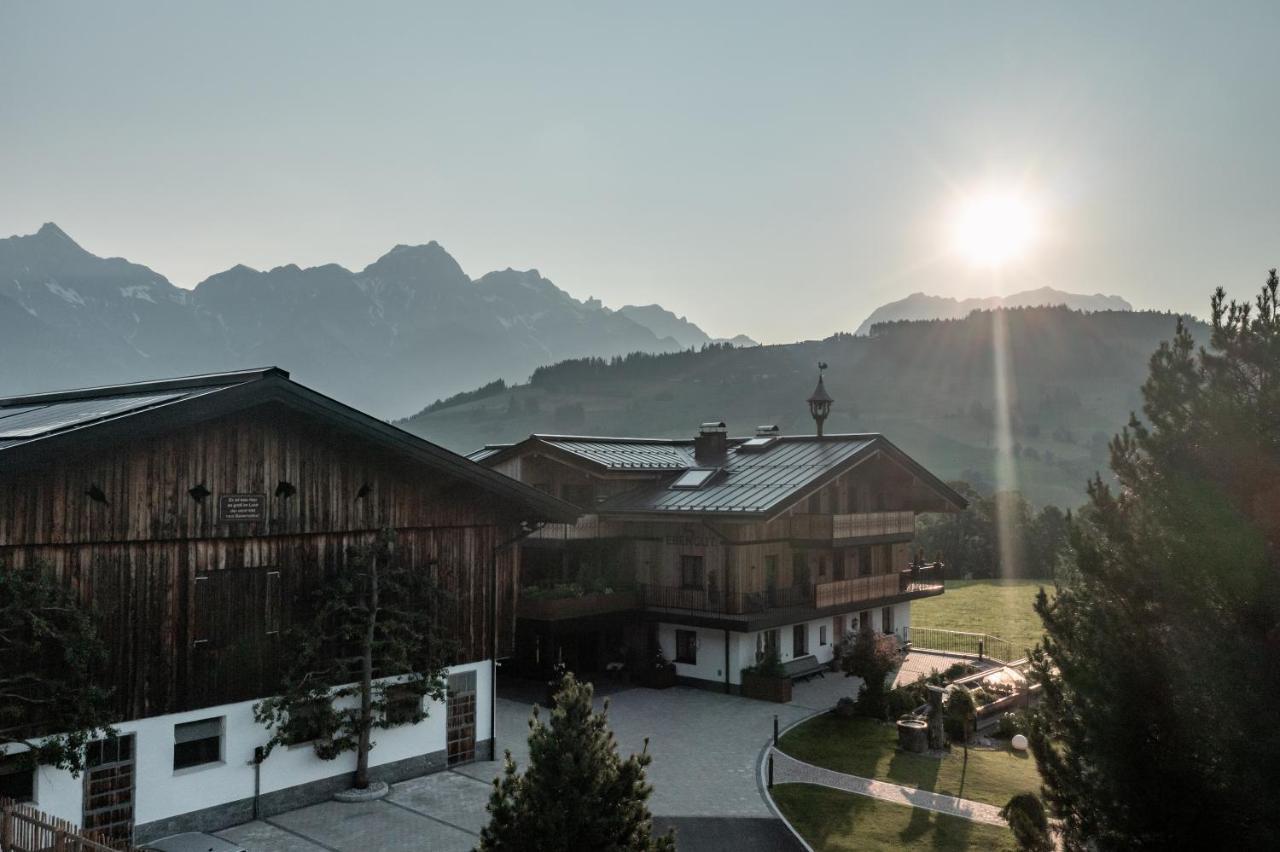 Biohof Ebengut Lejlighedshotel Maria Alm am Steinernen Meer Eksteriør billede